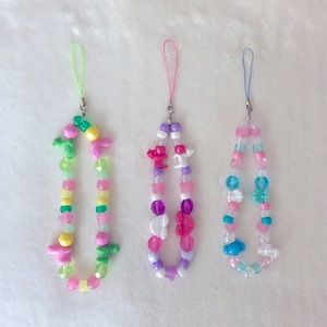 Kawaii Cell Phone Charm 3 Pack